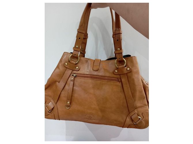 Autre Marque Borsa in pelle marrone - vista 2