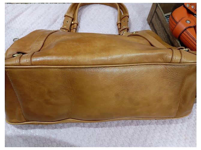 Autre Marque Borsa in pelle marrone - vista 6