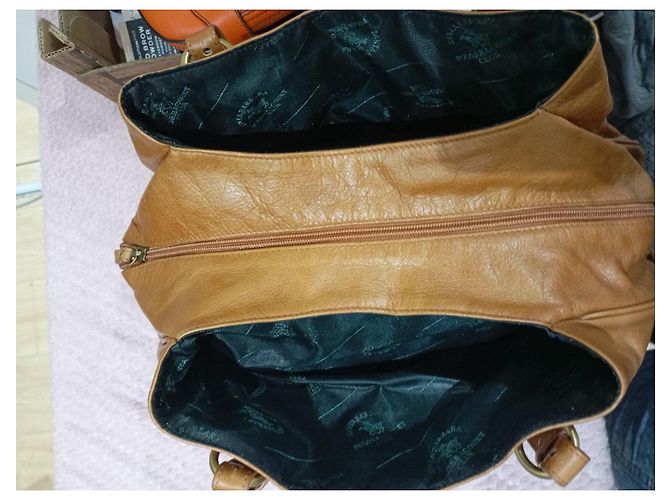 Autre Marque Borsa in pelle marrone - vista 7