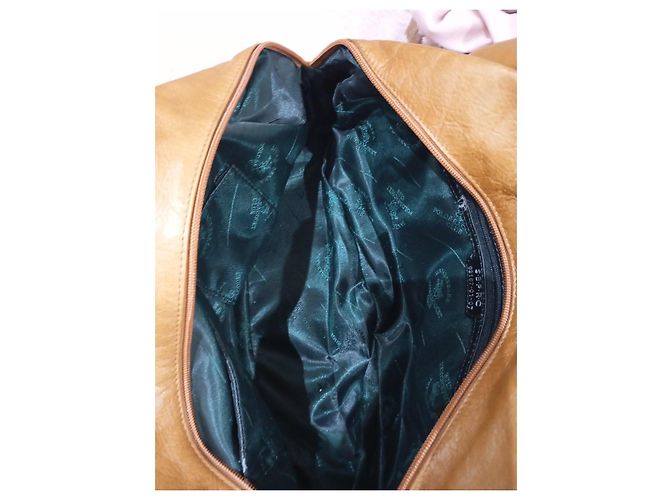 Autre Marque Borsa in pelle marrone - vista 9