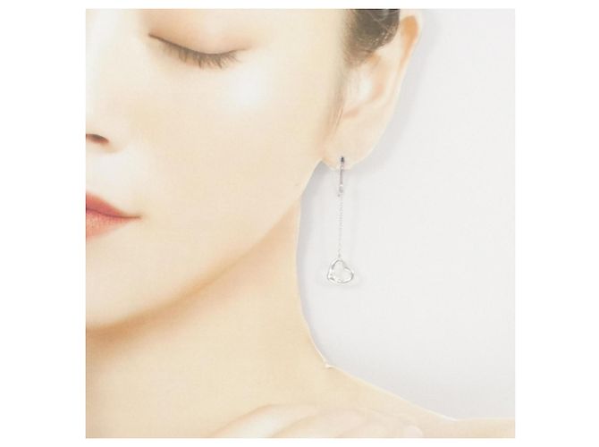 Tiffany & Co Orecchini a pendente Open Heart di Tiffany Argento - vista 4