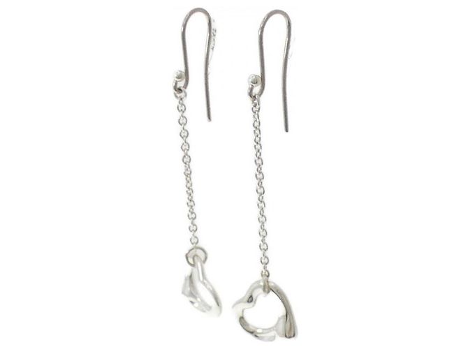 Tiffany & Co Orecchini a goccia Open Heart di Tiffany Argento - vista 2