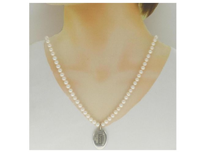 Tiffany & Co Collana con Tag Ovale in Argento 925 Tiffany - vista 6