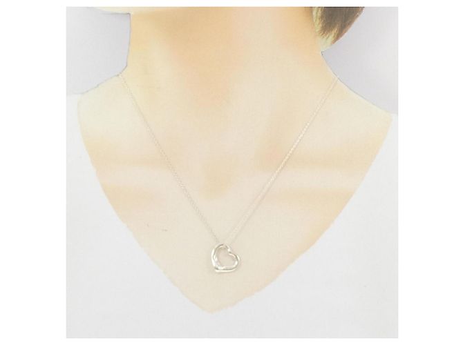 Tiffany & Co Collana Open Heart Tiffany Argento - vista 6