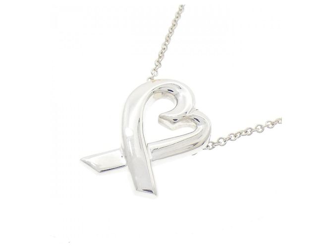 Tiffany & Co Collana Piccolo Cuore Amore Tiffany Argento - vista 3