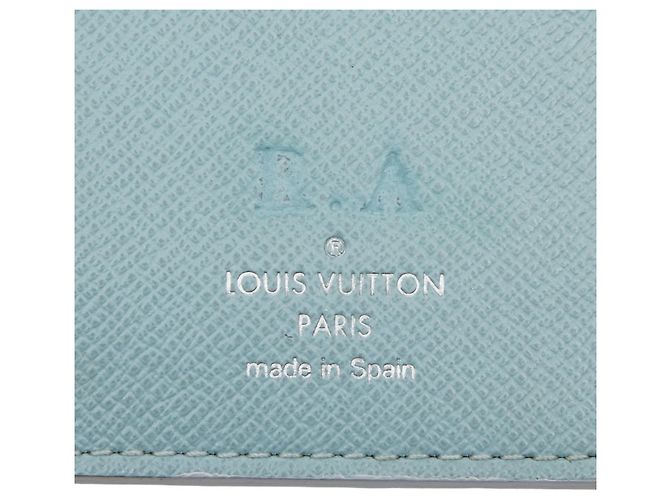 Portafoglio Lungo Brazza Aqua Garden Monogramma Louis Vuitton Multicolore Blu chiaro - vista 10