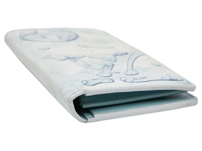Portafoglio Lungo Brazza Aqua Garden Monogramma Louis Vuitton Multicolore Blu chiaro - vista 7