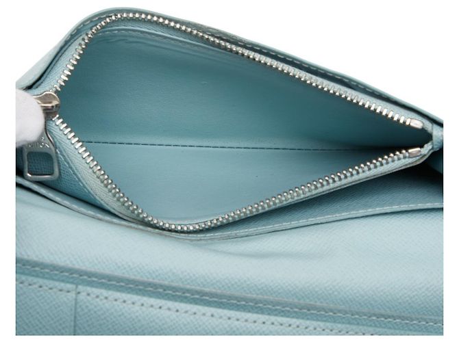 Portafoglio Lungo Brazza Aqua Garden Monogramma Louis Vuitton Multicolore Blu chiaro - vista 9