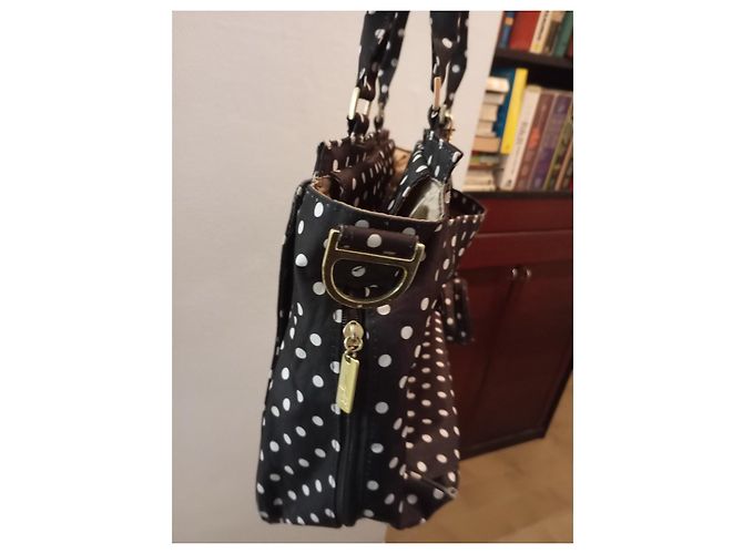Autre Marque Borsa Ju-Ju-Be a pois neri e bianchi Nero Bianco - vista 6