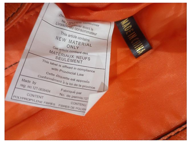 Autre Marque DaniER Orange Lederhandtasche - Ansicht 6
