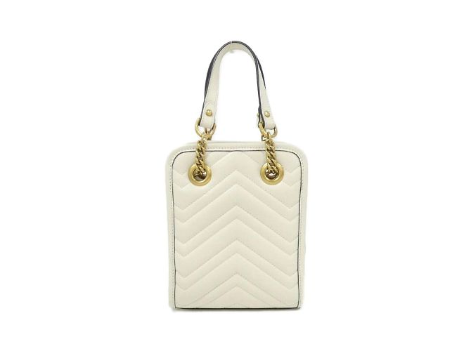Borsa Gucci GG MARMONT Bianco - vista 2