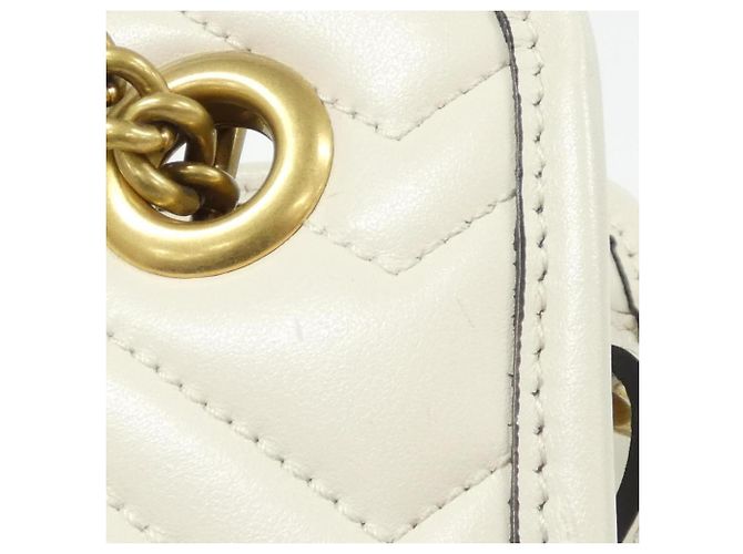 Borsa Gucci GG MARMONT Bianco - vista 6