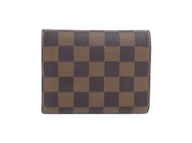 Carteira Victorine Damier Louis Vuitton Vermelho Damier ebene - vista 2