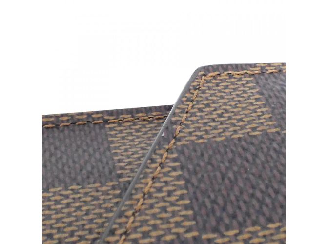 Carteira Victorine Damier Louis Vuitton Vermelho Damier ebene - vista 4