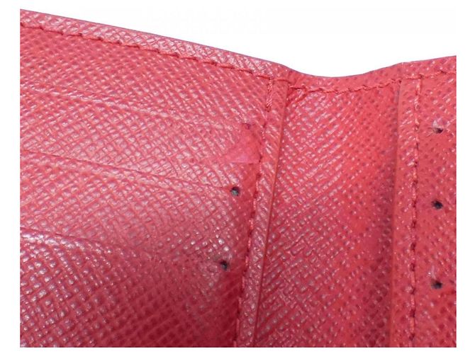 Carteira Victorine Damier Louis Vuitton Vermelho Damier ebene - vista 6