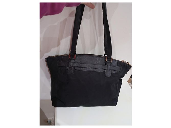 Borsa tote Michael Kors nera in tela e pelle Nero - vista 3