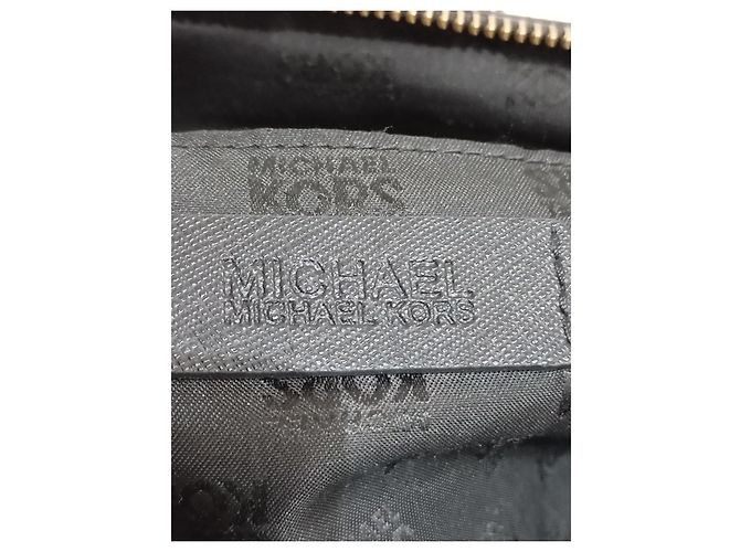 Borsa tote Michael Kors nera in tela e pelle Nero - vista 7