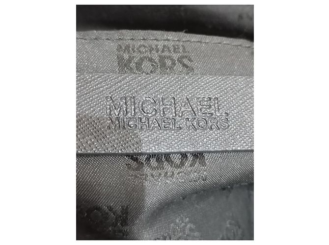 Borsa tote Michael Kors nera in tela e pelle Nero - vista 8