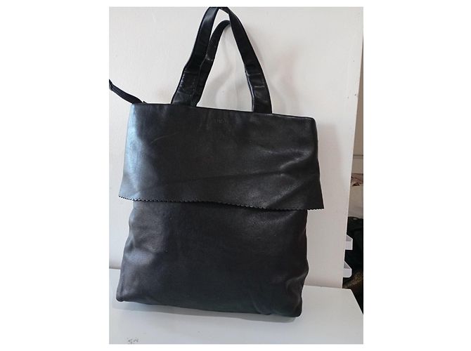 Borsa tote in pelle nera Furla Nero - vista 2