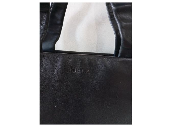 Borsa tote in pelle nera Furla Nero - vista 5