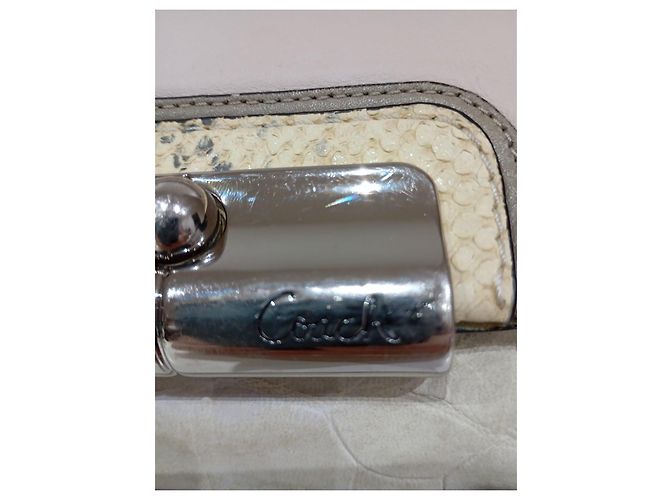 Borsa a mano Coach in pelle beige - vista 10