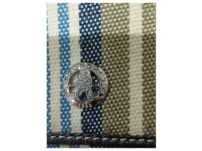 Autre Marque Cartera rayada Pourchet Castaño Multicolor - vista 2