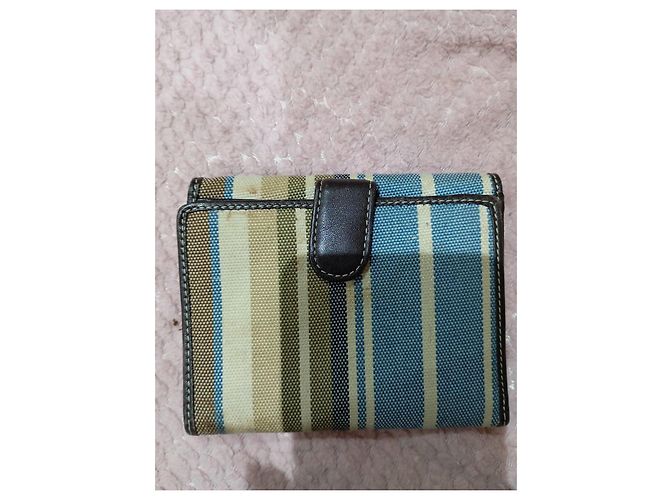 Autre Marque Cartera rayada Pourchet Castaño Multicolor - vista 3