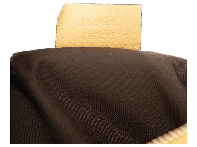 Borsa a tracolla Gucci in tela GG marrone Abbey D Ring Beige - vista 6