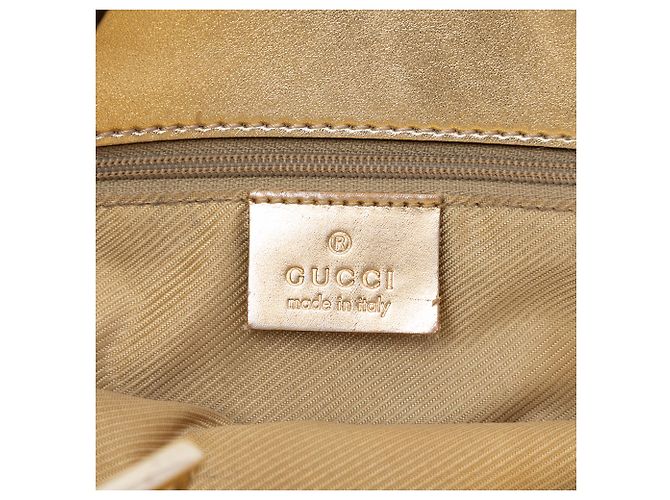 Borsa Tote in Canvas GG Oro Gucci D'oro - vista 6
