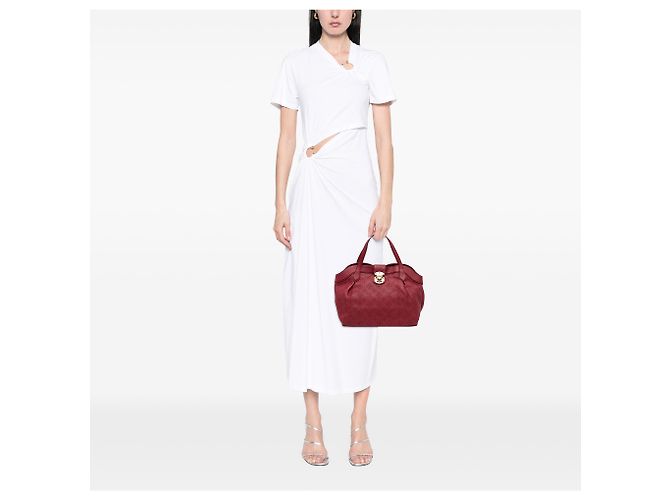 Louis Vuitton Monogram Mahina Cirrus PM Rosso - vista 11
