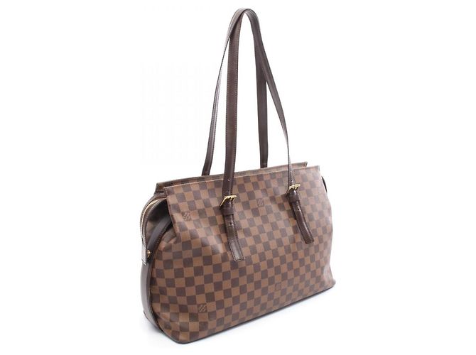 Borsa Tote Chelsea Louis Vuitton Marrone Damier ebene - vista 2