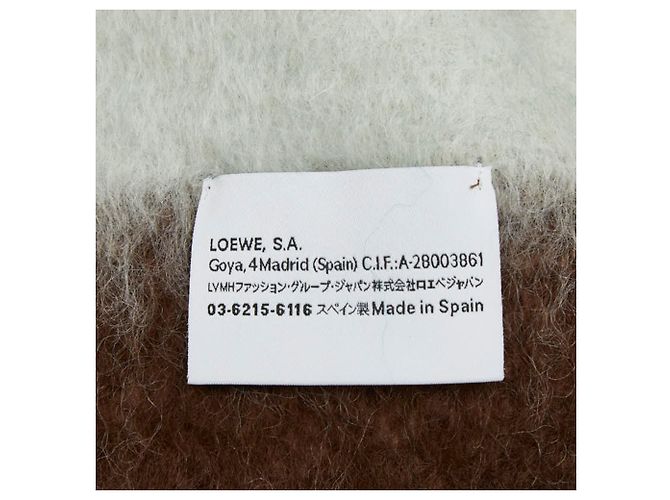 Bufanda a Rayas Anagrama Loewe Multicolor - vista 4