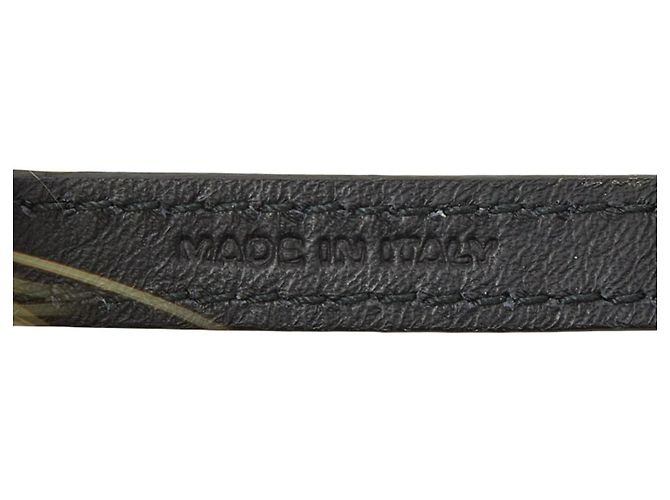 Portachiavi Fendi Monster Bag Charm in Nero e Giallo - vista 4