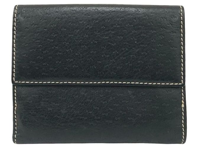 Billetera bifold de cuero Gancini Salvatore Ferragamo Negro - vista 2