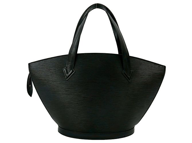 Bolsa de mão Louis Vuitton Saint Jacques em couro Epi Preto - vista 3