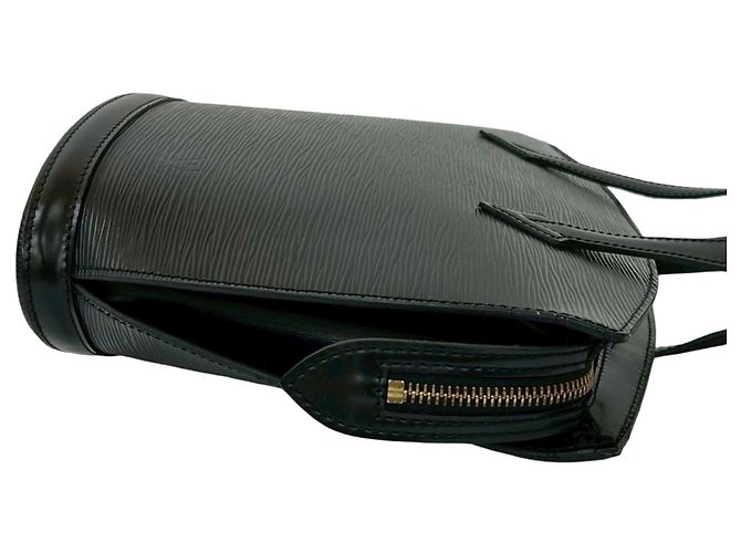 Bolsa de mão Louis Vuitton Saint Jacques em couro Epi Preto - vista 6