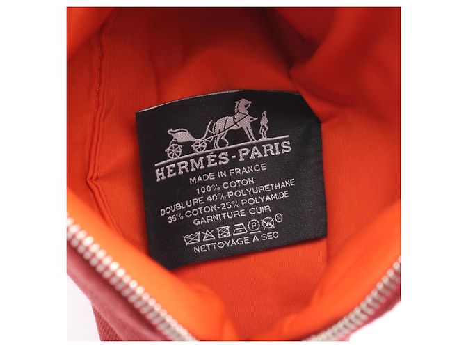 Pochette Bolide 15 Mini di Hermès Marrone Rosso Bordò - vista 4