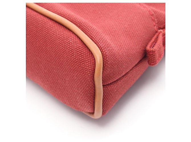 Pochette Bolide 15 Mini di Hermès Marrone Rosso Bordò - vista 5