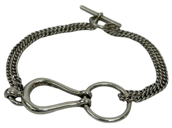 Bracciale a catena in argento sterling 925 Arabesque dell'era Margiela di Hermès - vista 3