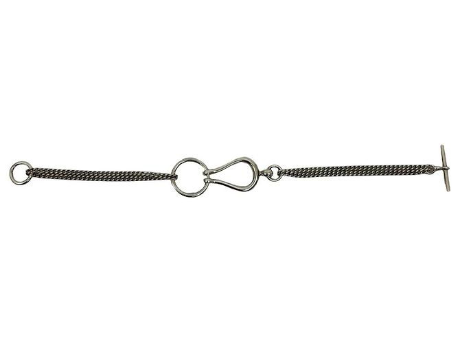 Bracciale a catena in argento sterling 925 Arabesque dell'era Margiela di Hermès - vista 6