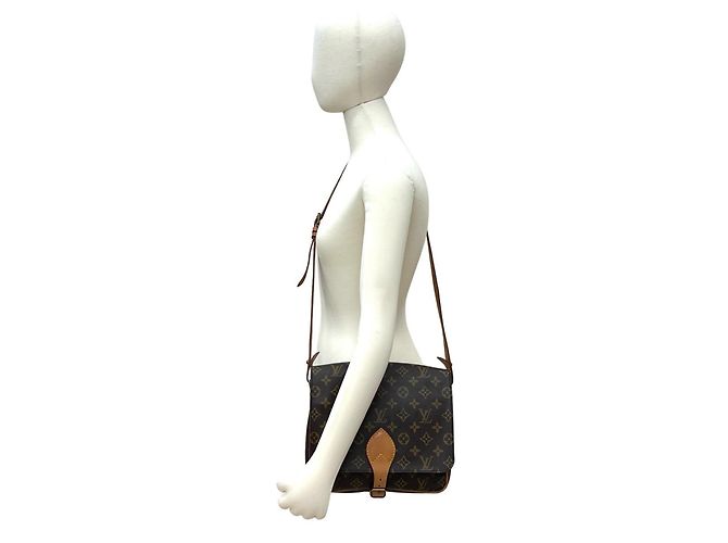 Borsa a spalla mini in pelle Monogram Culteciel di Louis Vuitton Marrone - vista 2