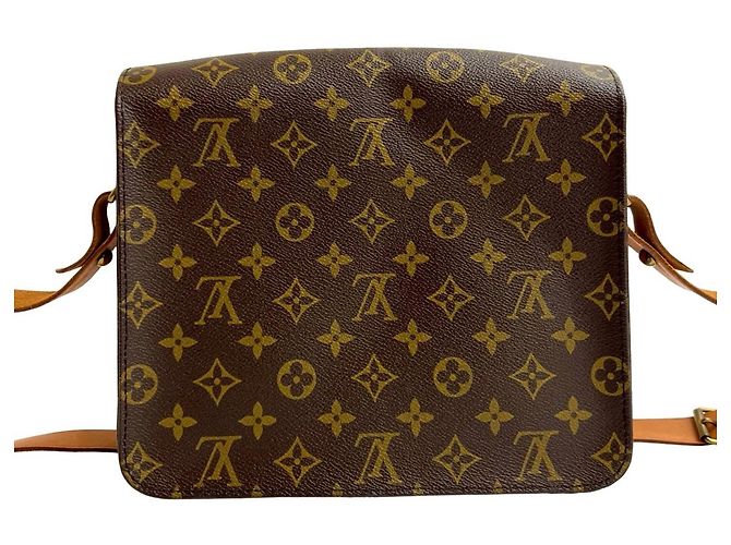Borsa a spalla mini in pelle Monogram Culteciel di Louis Vuitton Marrone - vista 3