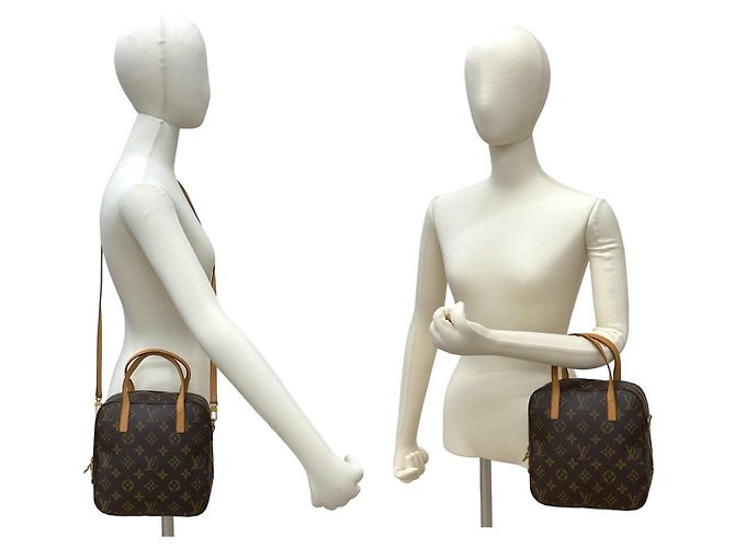 Borsa in pelle Monogram Spontini di Louis Vuitton Marrone - vista 2