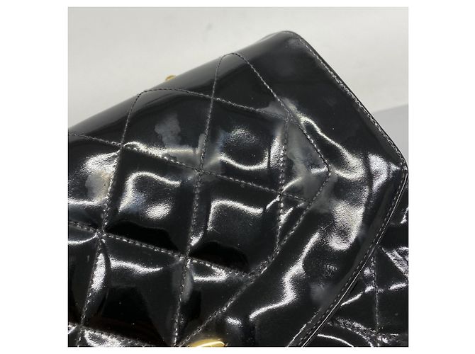 Borsa a Spalla Chanel Diana Matelassé con Catena Nero - vista 11