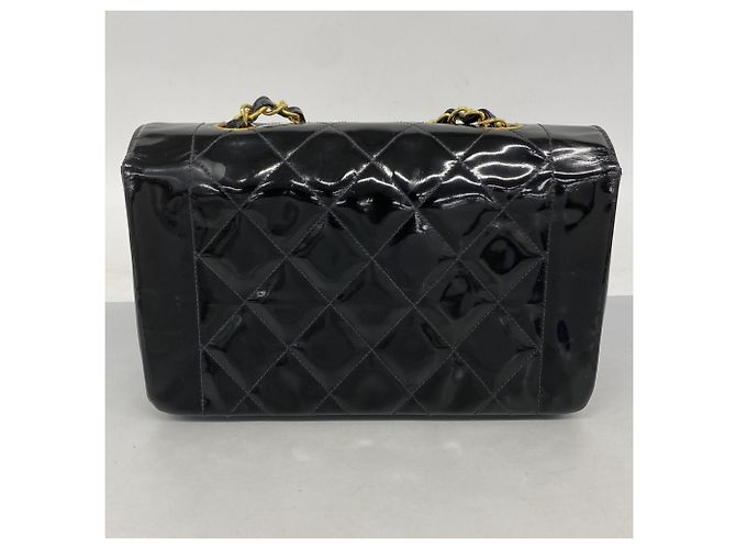 Borsa a Spalla Chanel Diana Matelassé con Catena Nero - vista 14