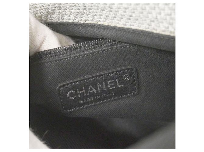 Borsa a Spalla Chanel Deauville Bianco - vista 5
