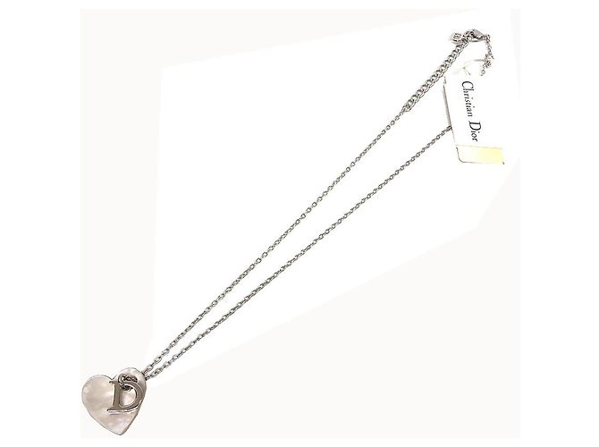 Collar en forma de corazón Christian Dior Plata - vista 2