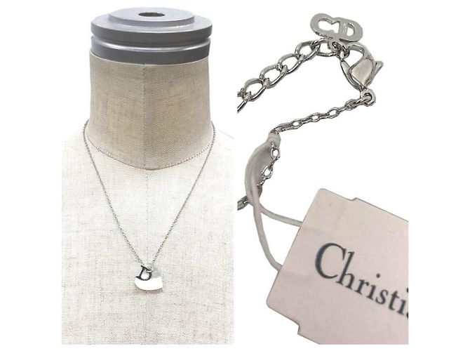 Collar en forma de corazón Christian Dior Plata - vista 3