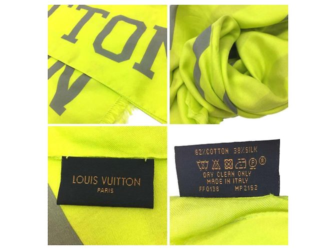 Stola Fluo Giallo Neon Louis Vuitton - vista 3