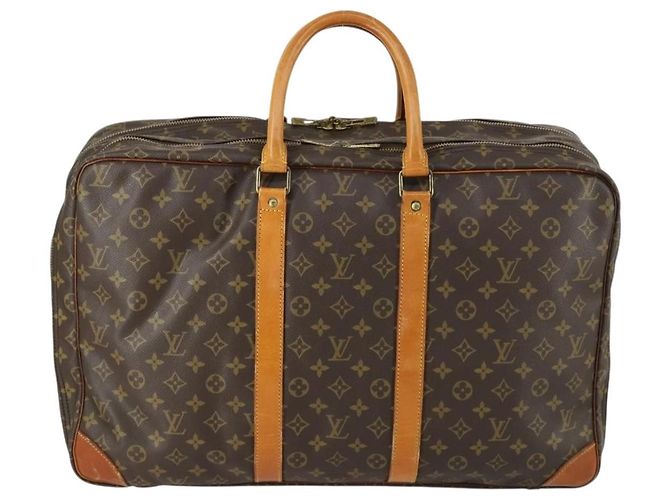 Bolso Sirius Louis Vuitton en lona Monogram 55 Castaño - vista 2